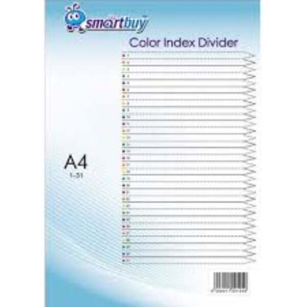 File Dividers Smartbuy A41-5 Pvc Index