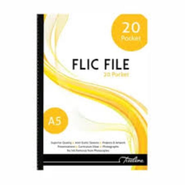 Flip File Treeline Flic A5 20 Pocket