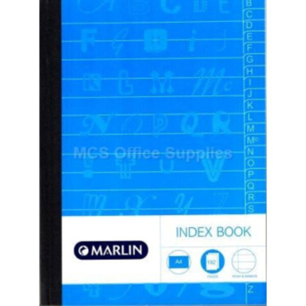 BOOK - INDEX MARLIN A4 1020 2QUIRE