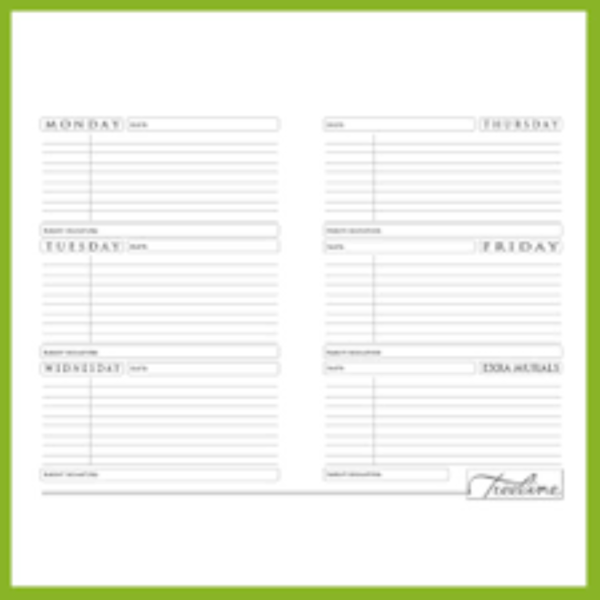 DIARY HOMEWORK TREELINE A5