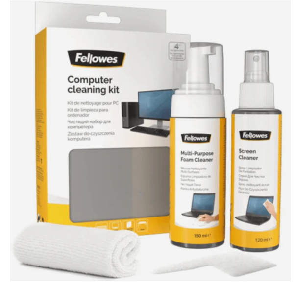 CLEANING KIT FELLOWES PC 4PC