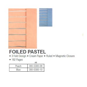 BOOK - JOURNAL A5 3FOLD L/CUT FL EL+PEN