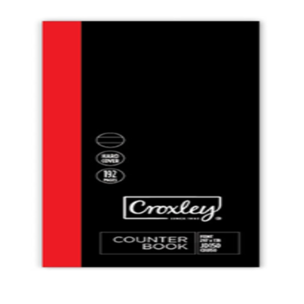 BOOK - COUNTER CROXLEY FEINT 192PG JD150