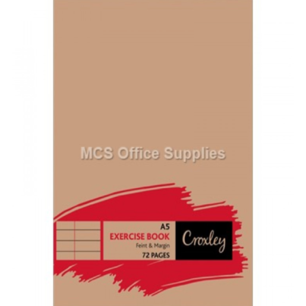 BOOK - EXERCISE CROXLEY A5 FEINT 72PG