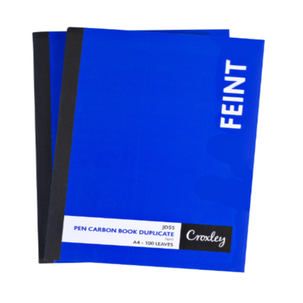 BOOK - DUPLICATE CROXLEY FEINT A4 JD55