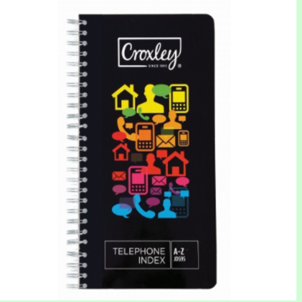 BOOK - TELEPHONE INDEX A-Z CROXLEY JD595