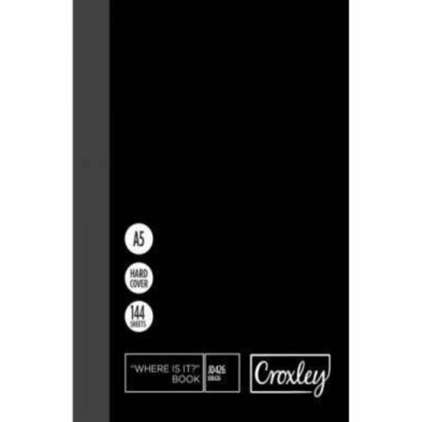 BOOK - WHERE IS IT? CROXLEY A5 JD426