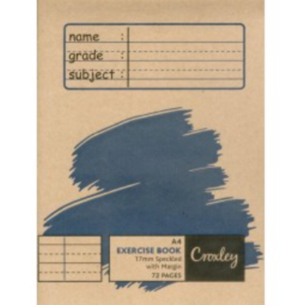 BOOK - EXERCISE CROXLEY Q/M A4 72PG JD32