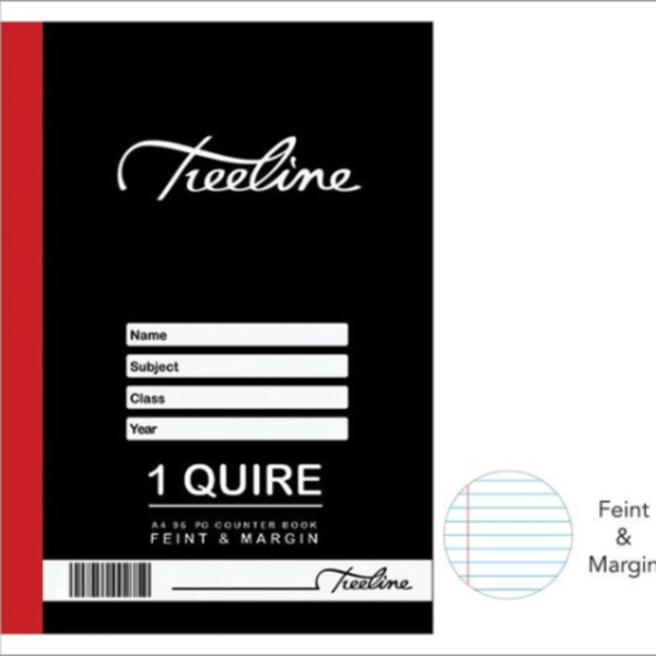 BOOK - COUNTER TREELINE A4 1 QUIRE F/M