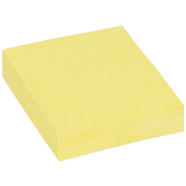 STICKY NOTES CORB 40X50 CORB YELLOW