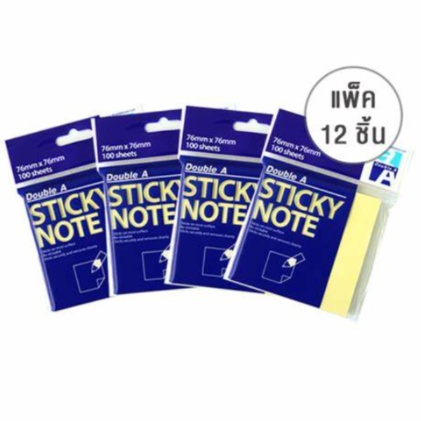 STICKY NOTES STICKN 76X76 PASTEL YELLOW 21007